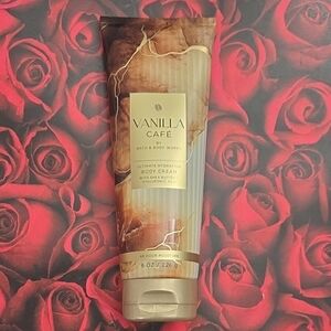 Bath & Body Works Vanilla Café Body Cream - Brown and Gold